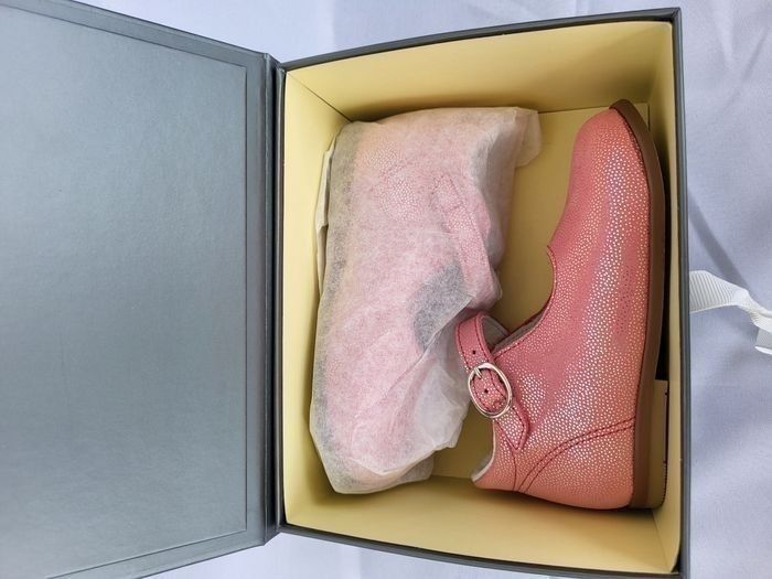 Chaussures charles IX fille en cuir rose Point 23 Made in 🇨🇵 - photo numéro 3
