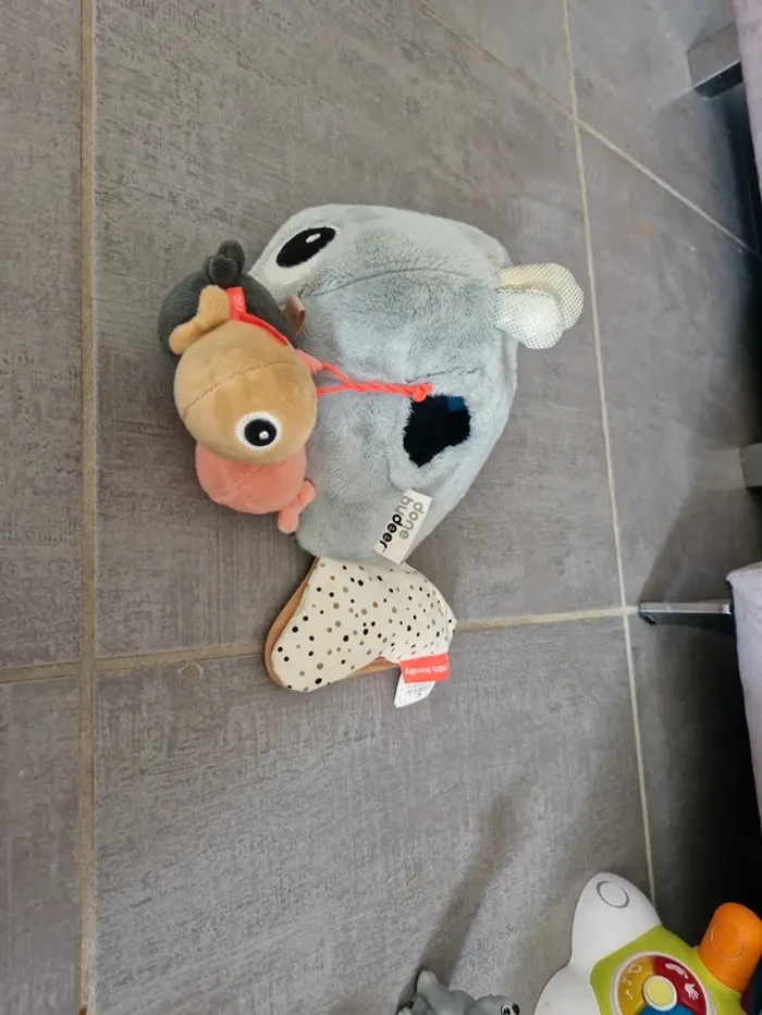 Peluche baleine et ses 3 petits.