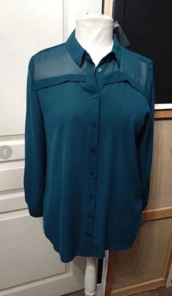 Blouse fluide chemise Etam neuve t 38