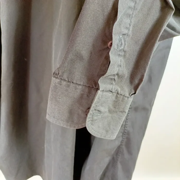 Chemise homme Pierre Cardin grise classique manches longues taille 43/44 coton A1479 - photo numéro 9