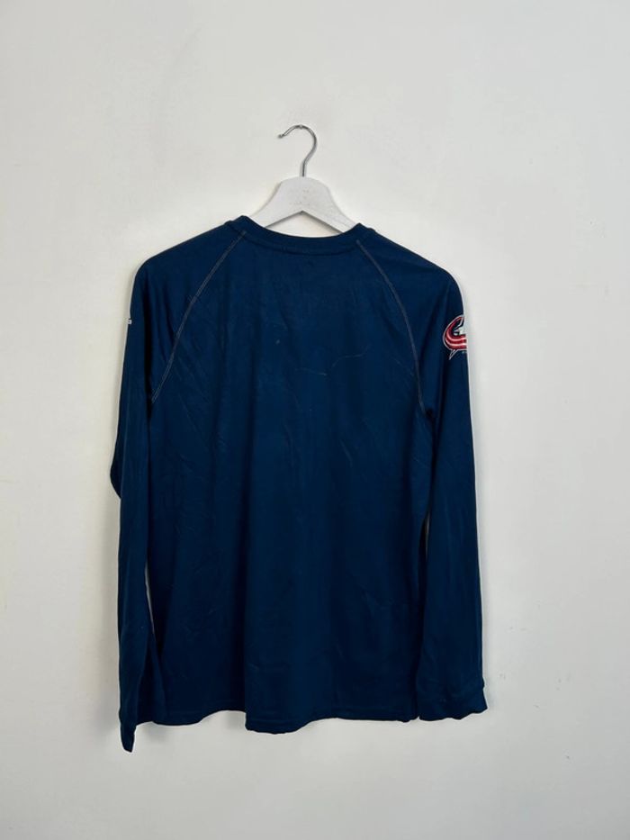 T-shirt Manches Longues Homme Adidas Marine | Taille XL | Très Bon État | Légère Trace | #TM59 - photo numéro 2