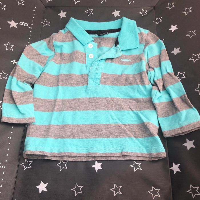 Polo manches longues Kiabi, 12 mois - photo numéro 2