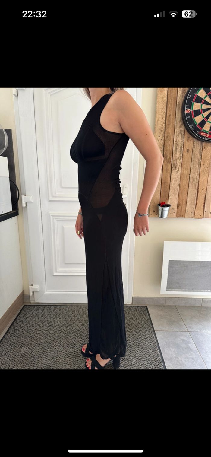 Robe longue noir Calvin Klein - photo numéro 2