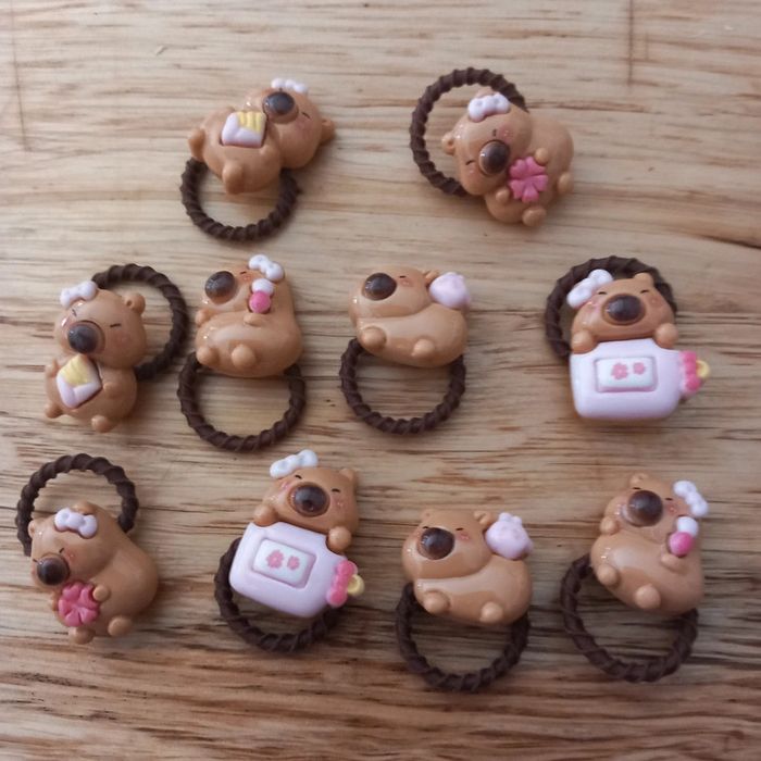 Élastique à cheveux Capybara - photo numéro 3