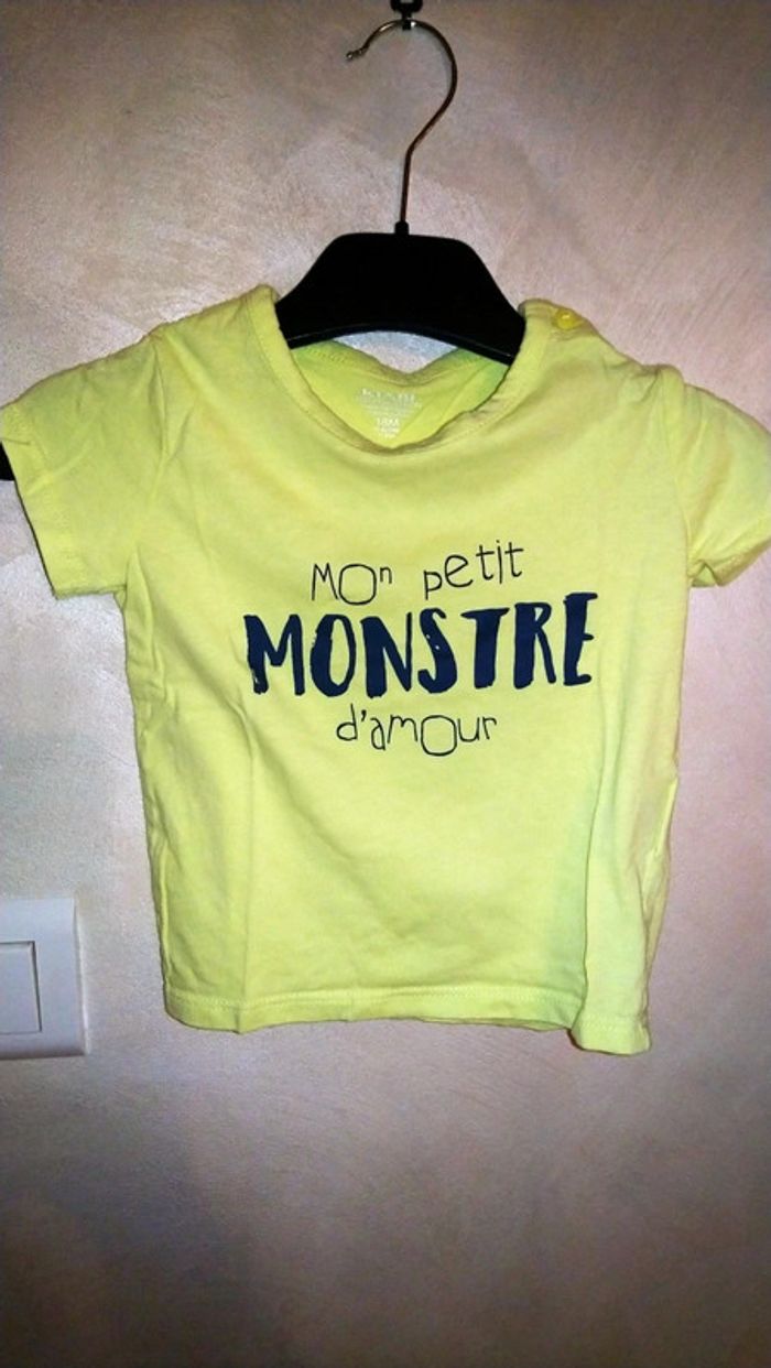 Joli tee shirt bébé garçon 18 mois kiabi neuf - photo numéro 2