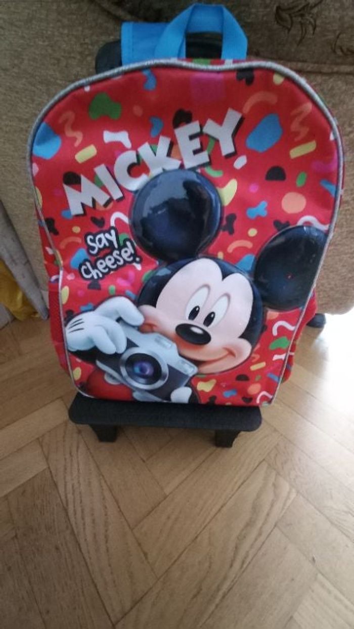 Cartable a roulettes Mickey Disney