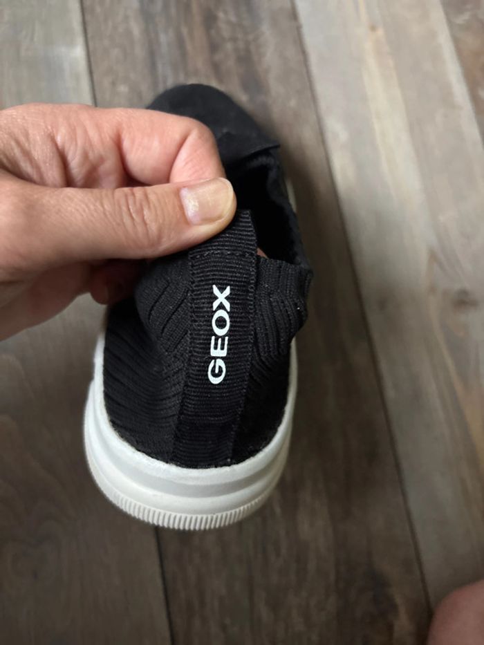Baskets noires à enfiler geox légères 37 - photo numéro 4
