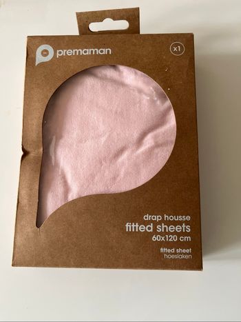 Drap housse rose