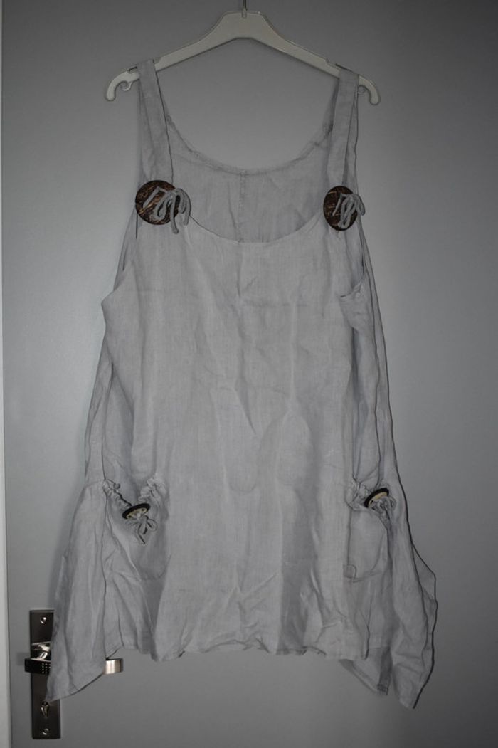 haut taille unique en lin