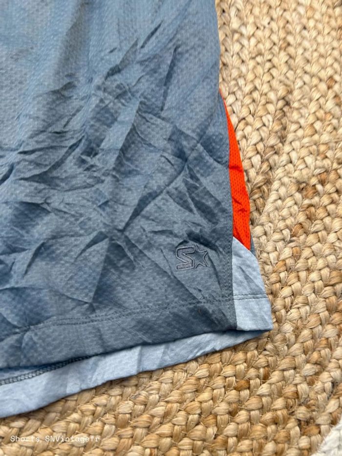 Short Starter Homme Gris/Blanc/Orange Taille XXXL | Très Bon État | SNVintagefr | BS414 - photo numéro 4