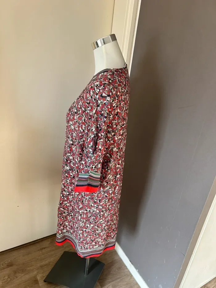 Ema blue’s robe été légère imprimée, florale taille 40 - photo numéro 4
