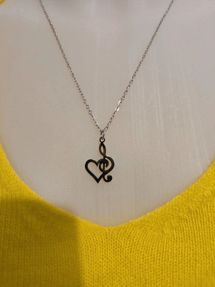 Collier neuf acier inoxydable - photo numéro 2