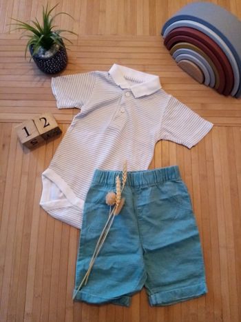 Ensemble 12mois garçon été