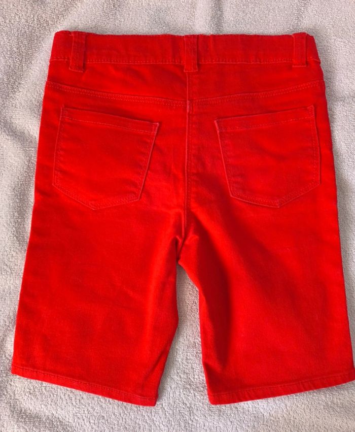Bermuda rouge, taille réglable, Gémo, 8 ans - photo numéro 2