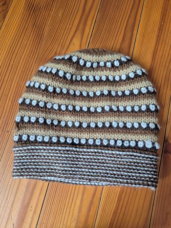 Bonnet laine fait main
