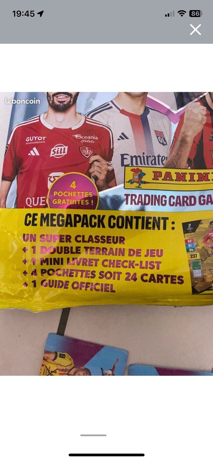 Mega pack foot panini adrenalyn - photo numéro 4