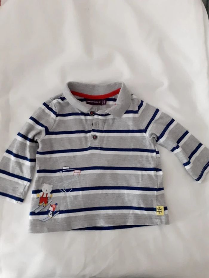 Polo à rayures