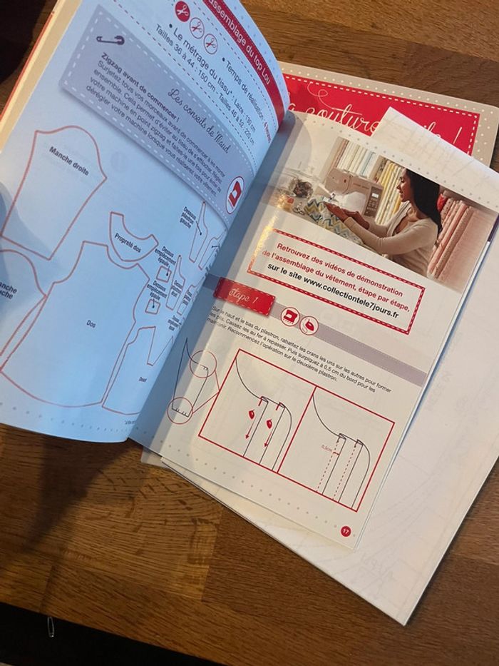 Coffret du patron Ma couture facile ! Le top Lou - photo numéro 3