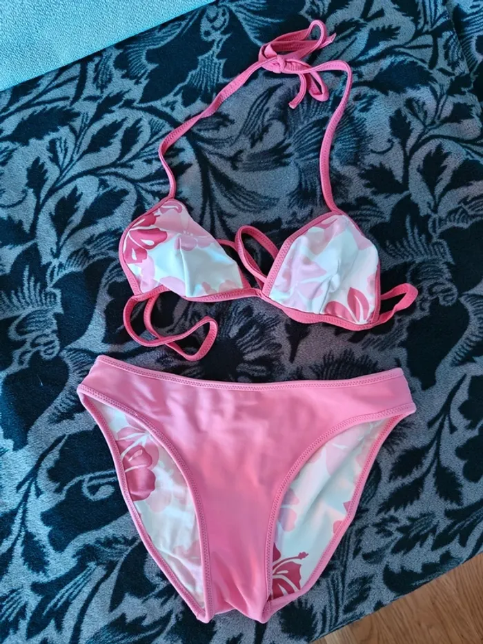 Maillot de bain fille réversible