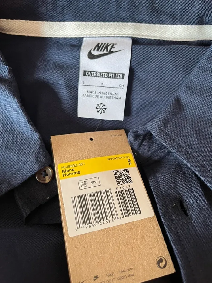 Chemise Nike bleu - photo numéro 4
