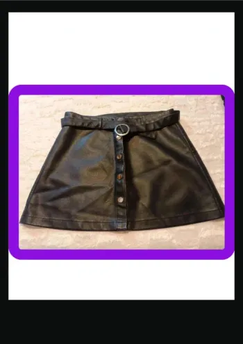 Jupe simili taille M
