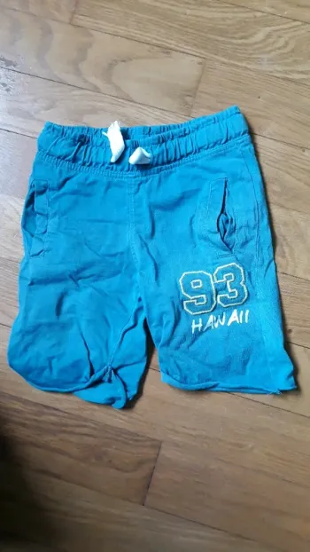 Short 3 ans  garçon bleu