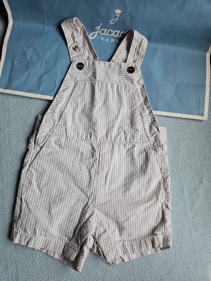 Salopette short jacadi cérémonie