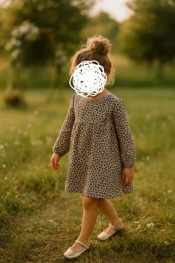 Robe léopard girly – Coton doux, parfait état - tenue parfaite pour la rentrée 🐆🌸