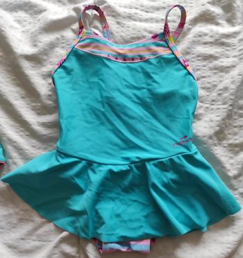 Maillot de bain 1 pièce fille 18-24 mois / Nabaiji