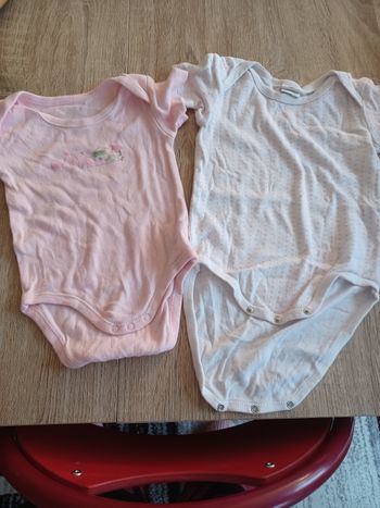 Lot 2 bodies 12 mois