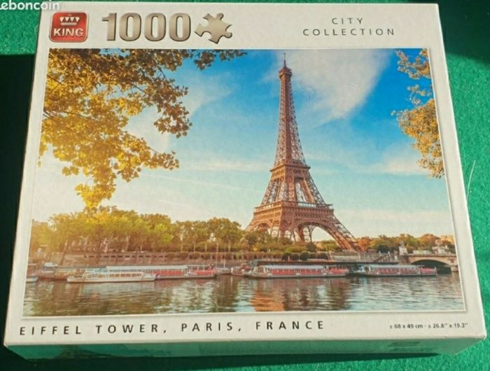 Puzzle 1000 pièces - Eiffel Tower, Paris, France - King - photo numéro 2