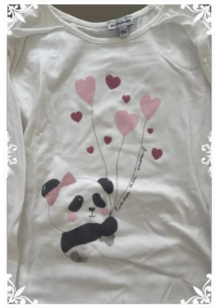 T-shirt enfant fille 10 ans miniman - photo numéro 4