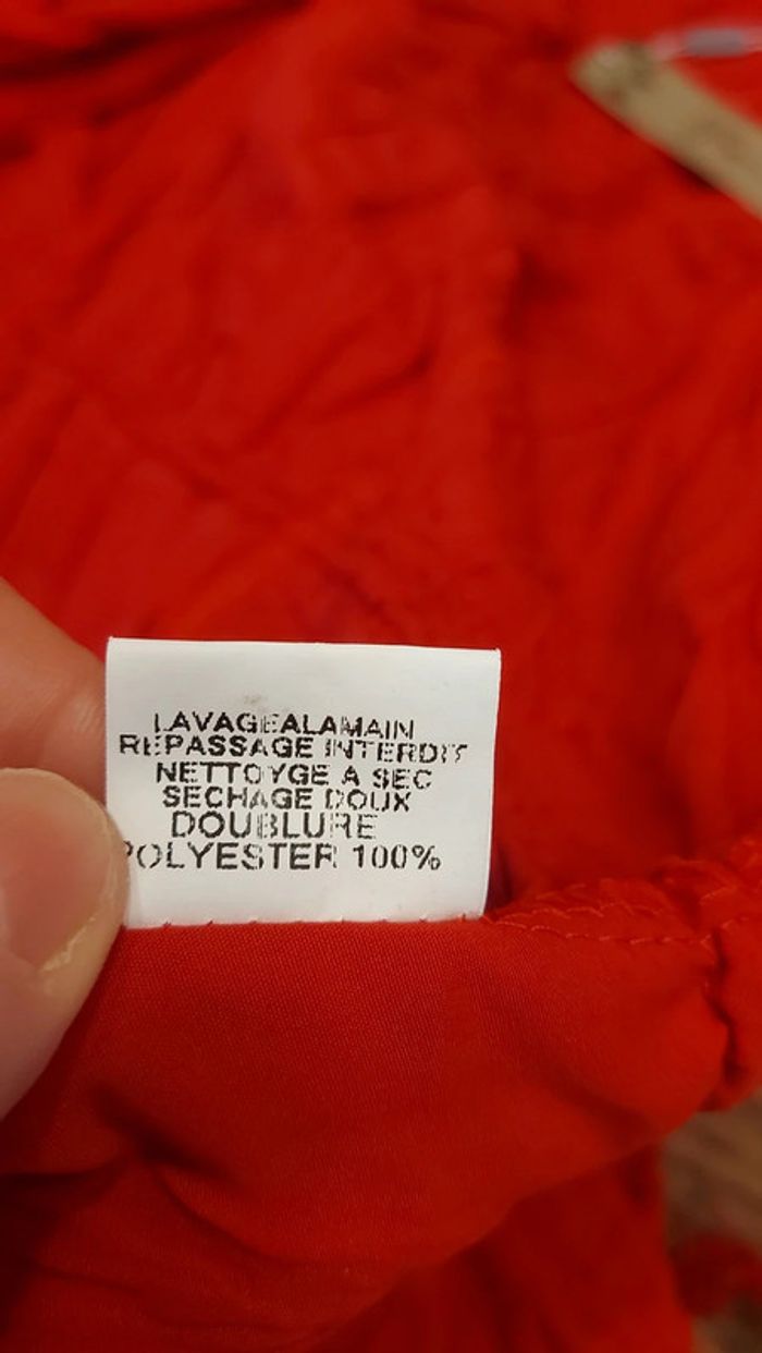 Pardessus rouge, léger FranStyle fr 44 neuf - photo numéro 10