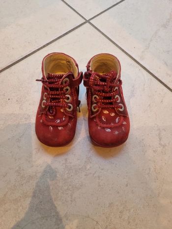 Botillons Kickers pointure 20 en cuir