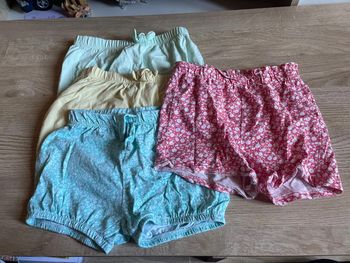 Lot de 4 short fille