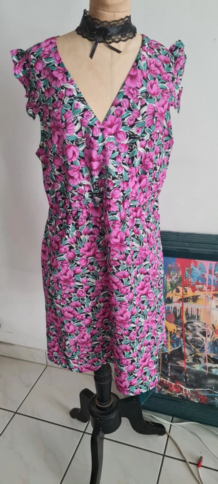 Robe abito fleurie easy vintage Noemie M/L
