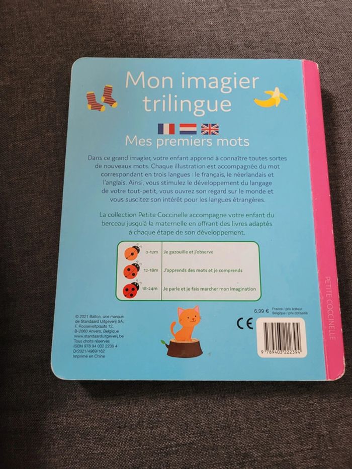 Mon imagier trilingue mes premiers mots - photo numéro 2