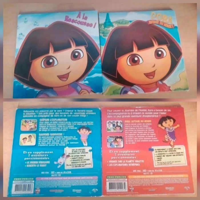 Boîte anniversaire dora lot 8 dvd + jeux de cartes - photo numéro 10