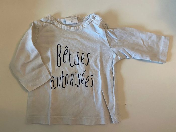 Tee shirt 3 mois