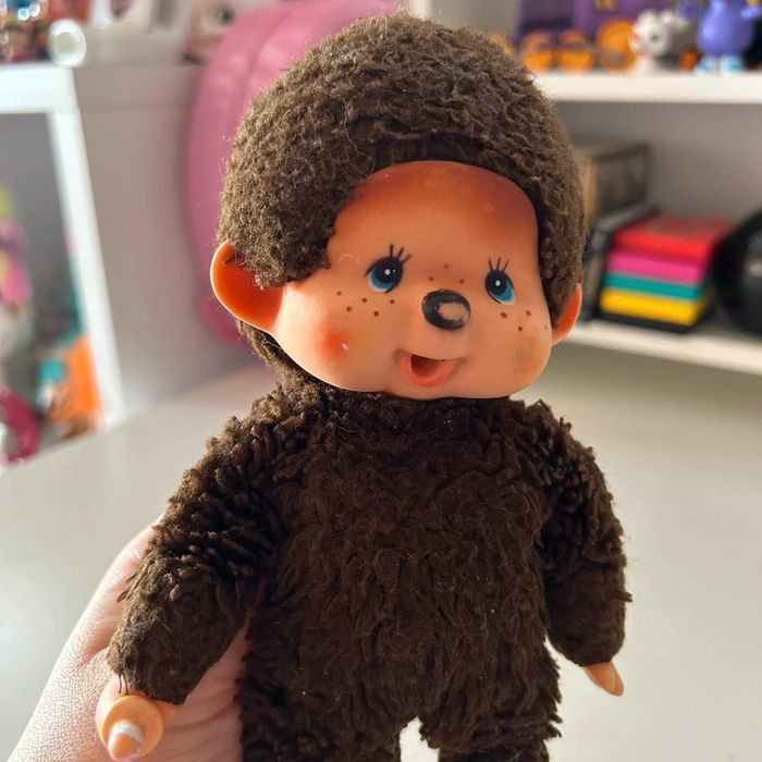 Peluche kiki le vrai singe vintage v - photo numéro 3