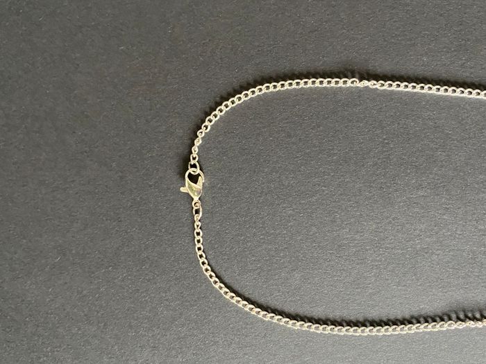 Collier fleur pierre saumon - photo numéro 6