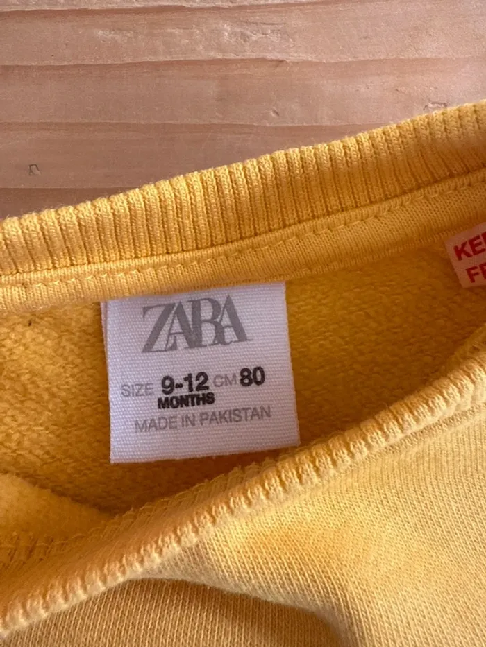 Sweat jaune Zara - photo numéro 4