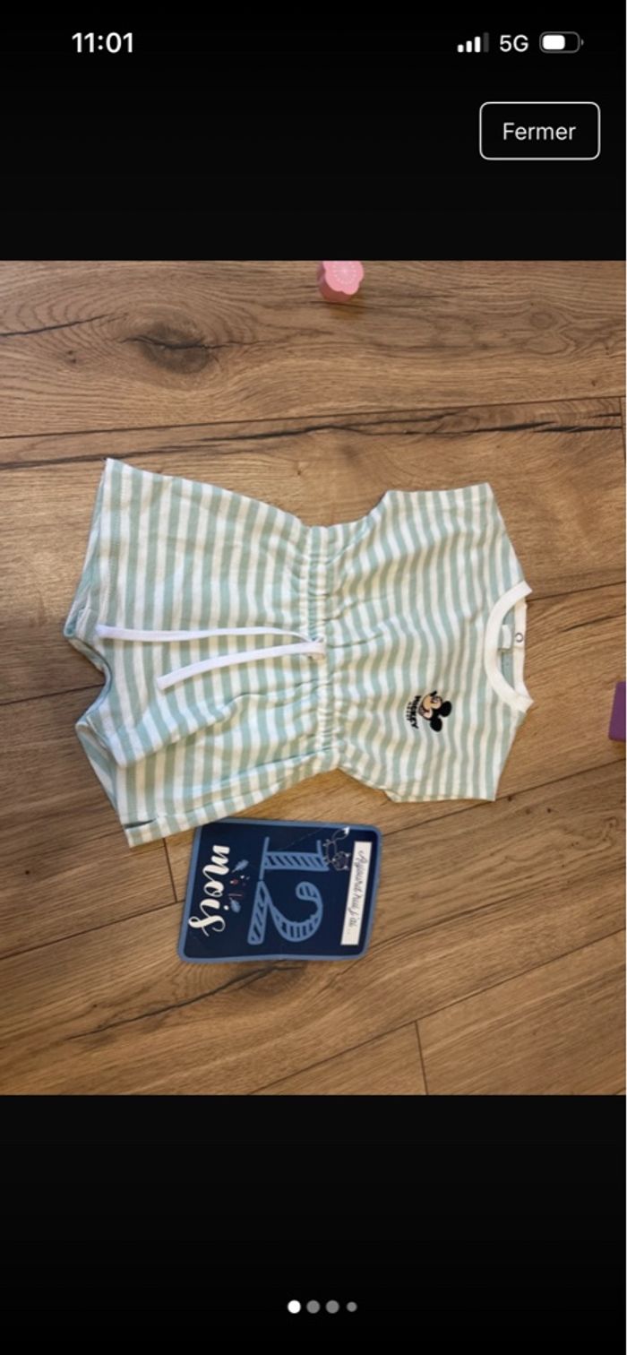 Combinaison short minie