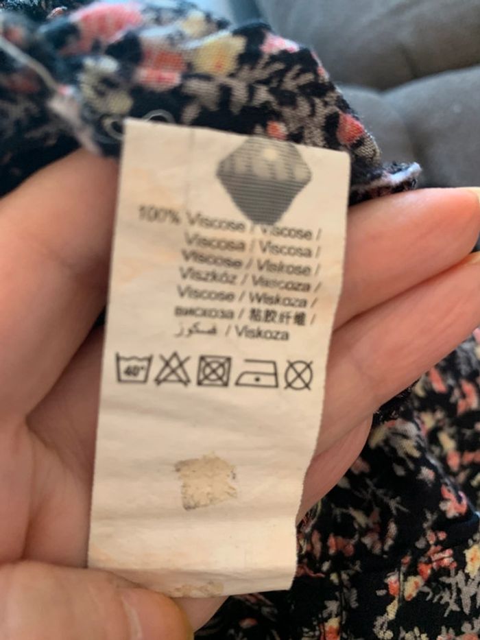 Combi short à fleurs taille S - photo numéro 5