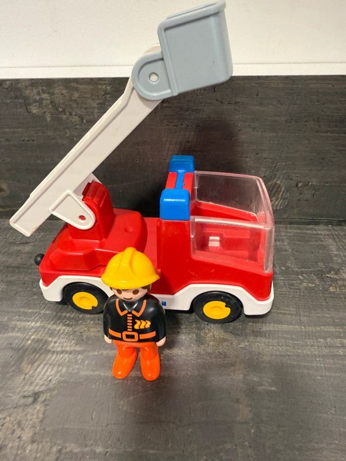 Camion pompier playmobil 123 - photo numéro 2
