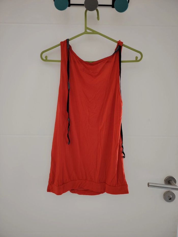 top manche courte rouge Esprit XS - photo numéro 7