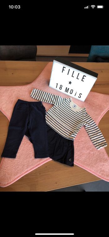 Ensemble robe et legging Petit Bateau