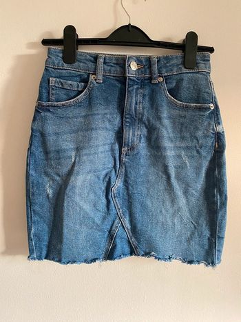 Jupe en jean bleu Tally Weijl T.34