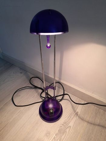 Lampe de bureau Maxdor violette - Réglable