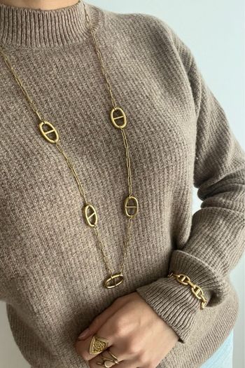 Sautoir Maille Marine